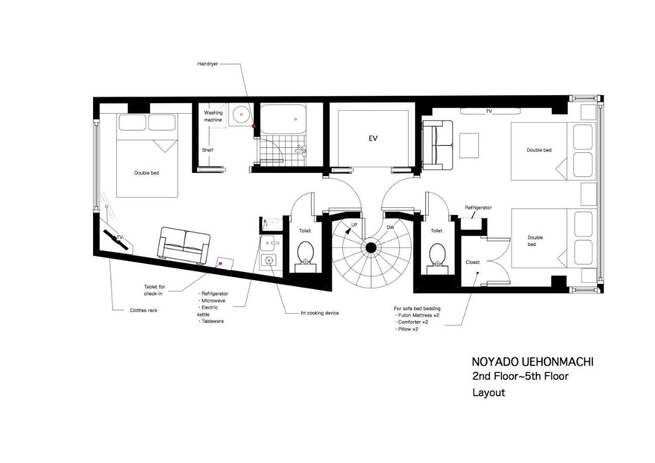 Noyado Uehonmachi Apartment Osaka Luaran gambar